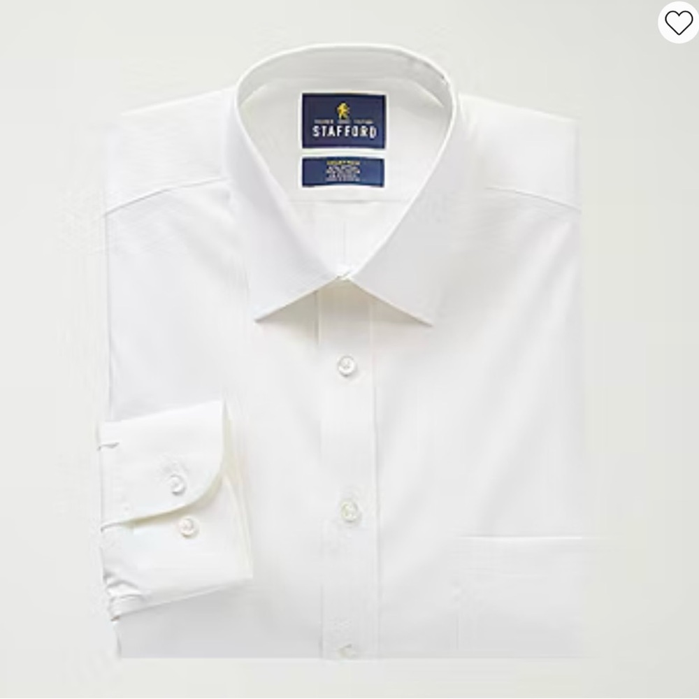 Stafford Ivory Travel Shirt